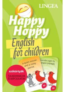 Happy Hoppy Szókártyák - Tulajdonságok és kapcsolatok - English for children