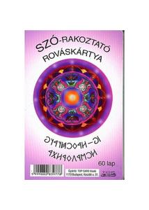 SZÓ-RAKOZTATÓ ROVÁSKÁRTYA