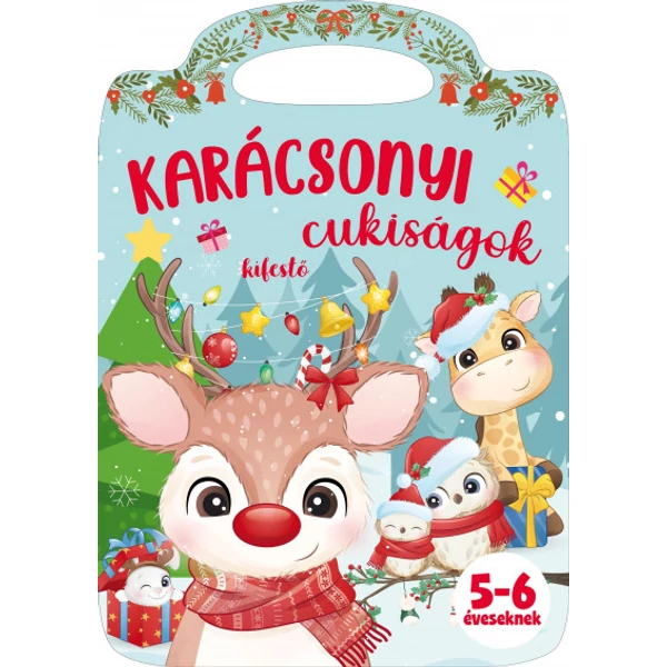 Karácsonyi cukiságok - Kifestő