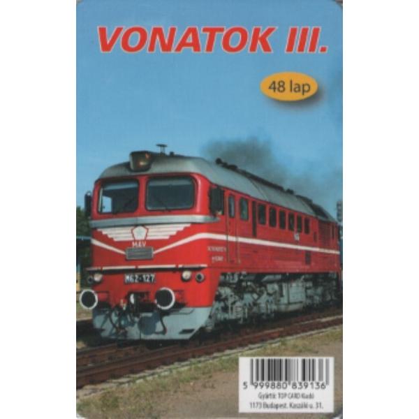Vonatok III. - 48 lapos kártya