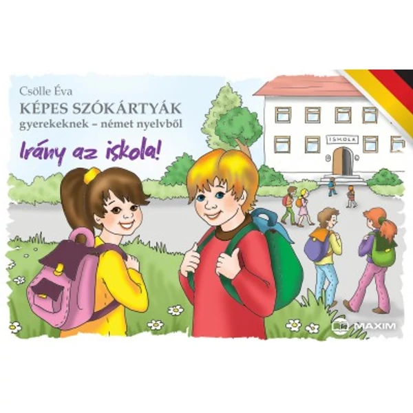 Képes szókártyák gyerekeknek - német nyelvből - Irány az iskola!