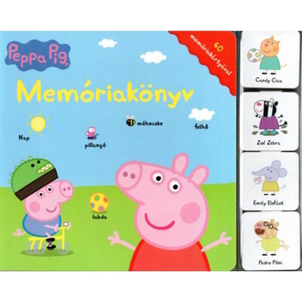 Peppa malac: Memóriakönyv - 40 memóriakártyával