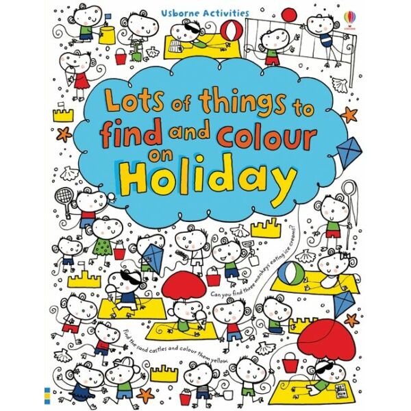 Lots of things to Find and Colour On Holiday