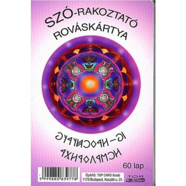 SZÓ-RAKOZTATÓ ROVÁSKÁRTYA